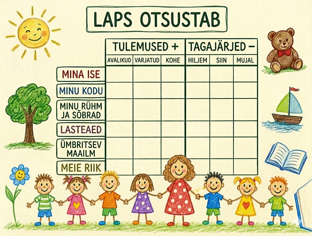 Tabel otsuse toimete analüüsimiseks